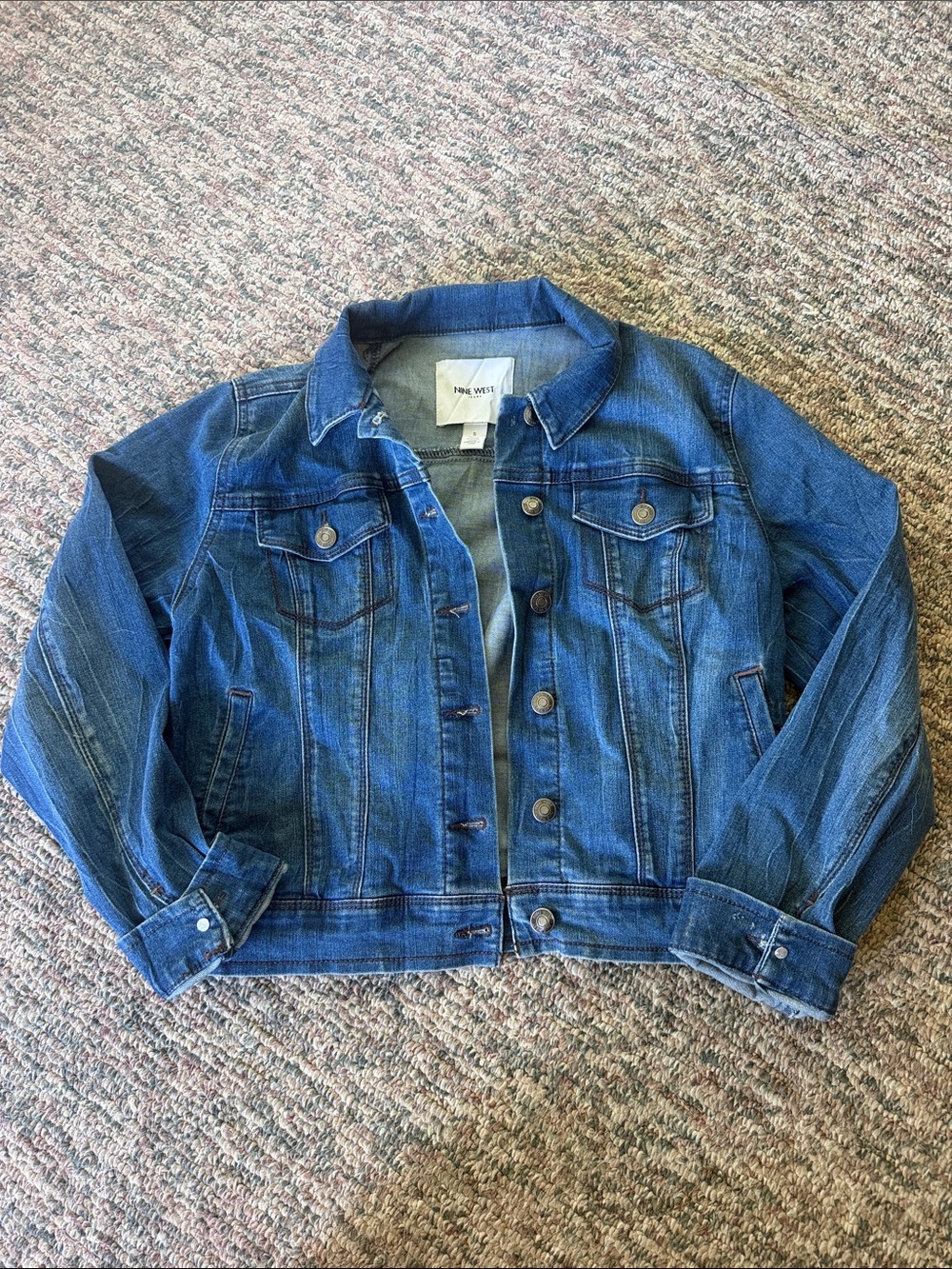 Nine West Dark Blue Denim Jacket